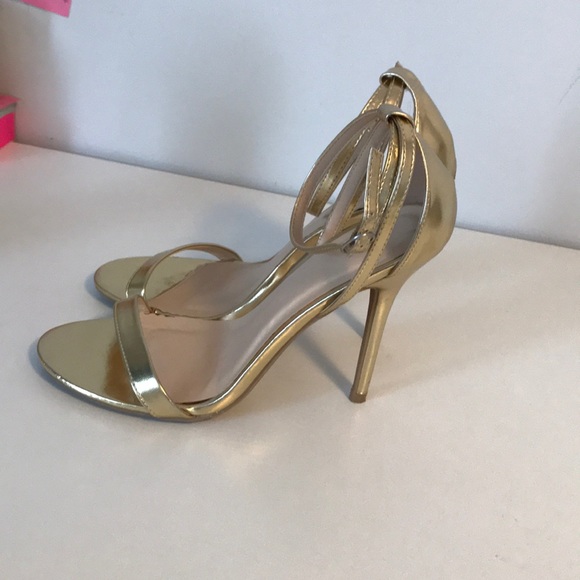 Lulus gold heels - Picture 2 of 6